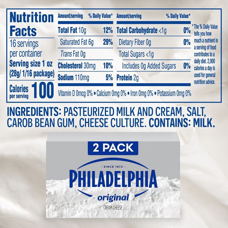 slide 12 of 14, Philadelphia Original Cream Cheese - 16oz/2ct, 2 ct; 16 oz