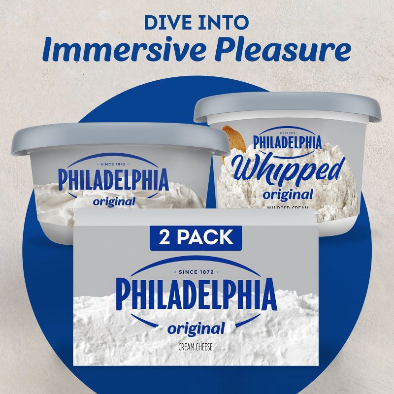 slide 5 of 10, Philadelphia Original Cream Cheese - 16oz/2ct, 2 ct; 16 oz