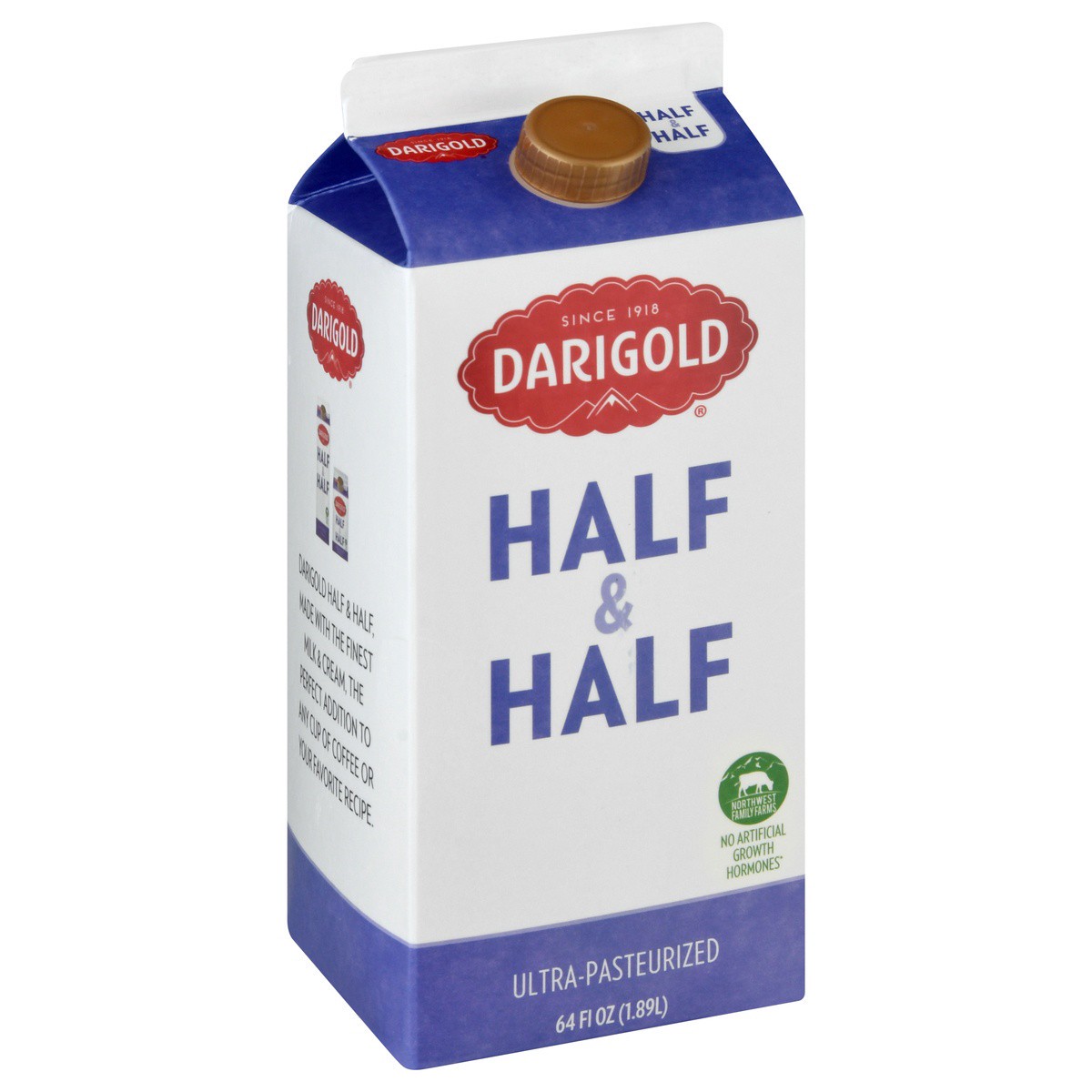slide 2 of 9, Darigold Ultra-Pasteurized Half & Half 64 oz, 64 oz
