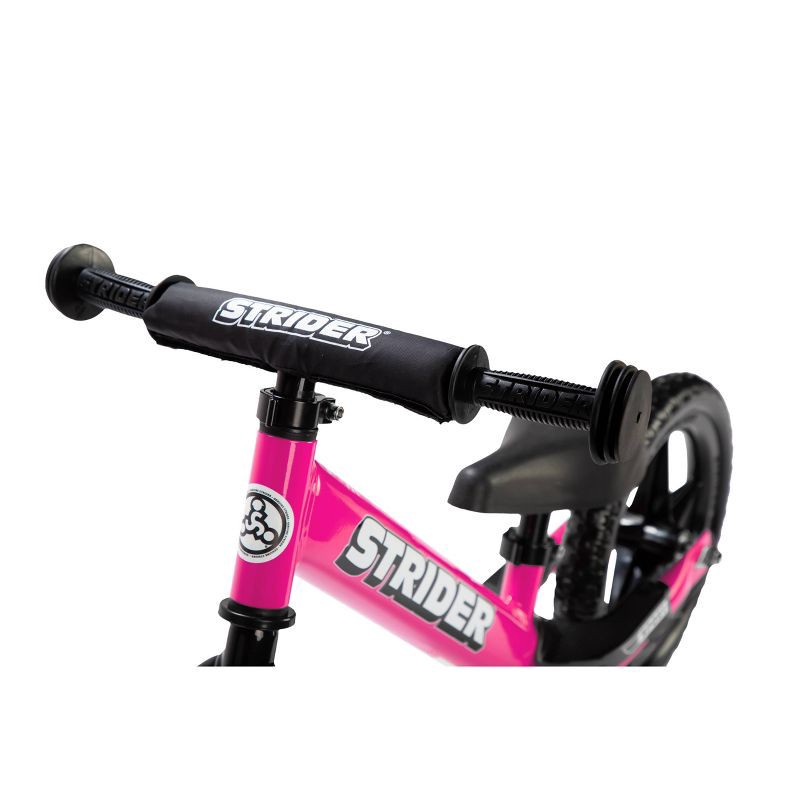 slide 3 of 9, Strider Sport 12" Kids' Balance Bike - Pink: Adjustable Handlebar & Seat, Steel Frame, 1 ct