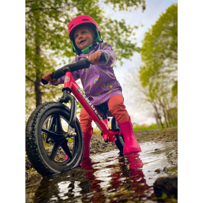 slide 6 of 9, Strider Sport 12" Kids' Balance Bike - Pink: Adjustable Handlebar & Seat, Steel Frame, 1 ct