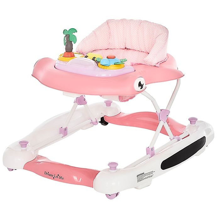 slide 1 of 10, Dream on Me Aloha Fun Activity Walker and Rocker - Pink, 1 ct