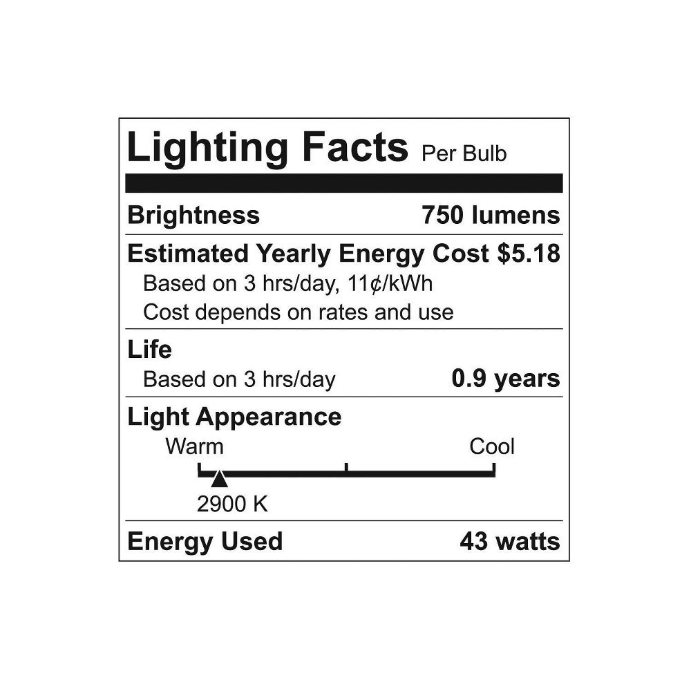 slide 3 of 3, GE Household Lighting GE 60w 3pk G25 Energy Efficient Halo Light Bulb White/Clear, 3 ct