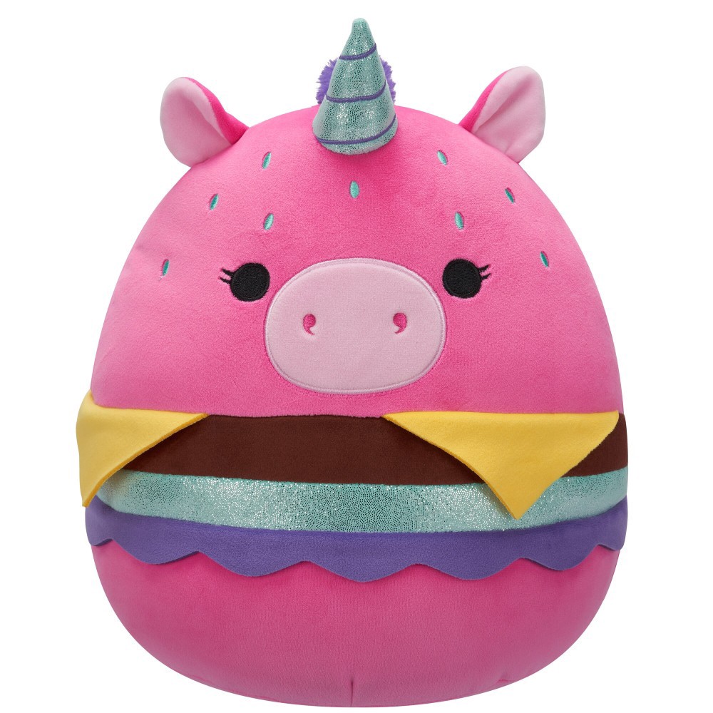 slide 1 of 1, Squishmallows Unicorn Burger, 1 ct