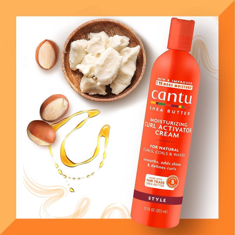 slide 6 of 8, Cantu Natural Hair Moisturizing Curl Activator Cream - 12 fl oz, 12 fl oz
