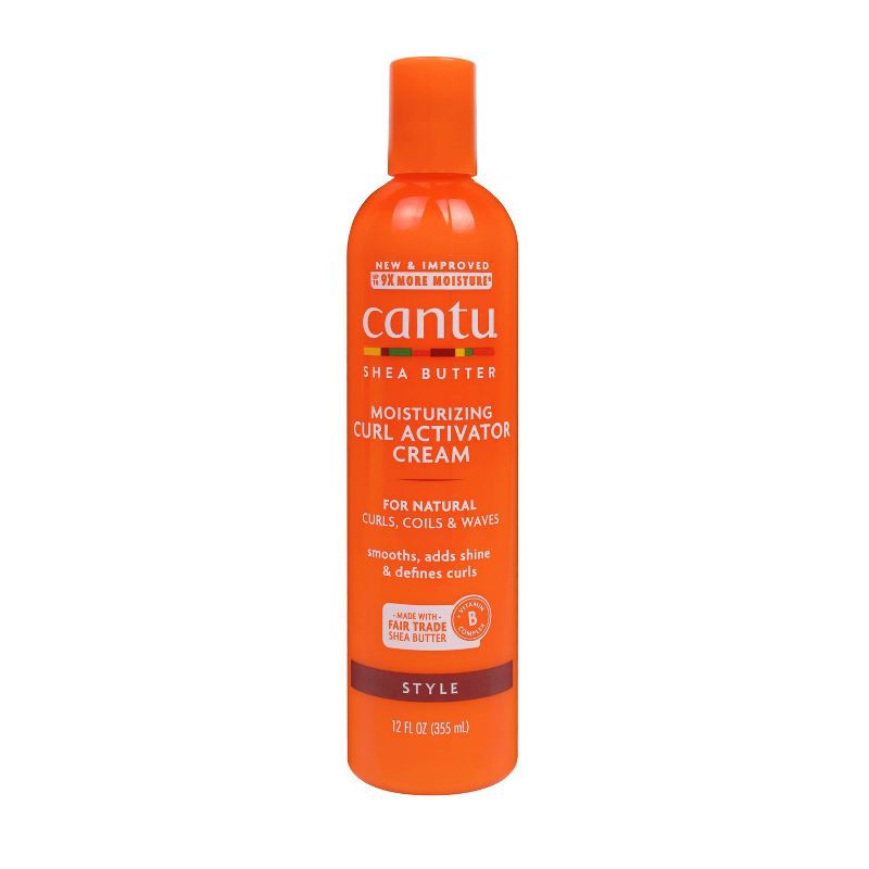slide 1 of 9, Cantu Hair Moisturizing Curl Activator Cream - 12 fl oz: Volumizing For Textured, Curly Hair, 12 fl oz