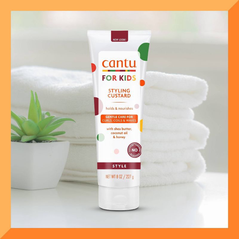 slide 2 of 6, Cantu Care For Kids' Styling Custard - 8oz, 8 oz