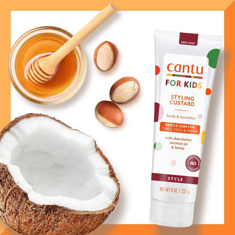 slide 4 of 6, Cantu Care For Kids' Styling Custard - 8oz, 8 oz