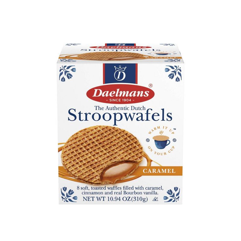 slide 1 of 5, Daelmans Stroopwafels with Caramel - 10.94oz, 10.94 oz