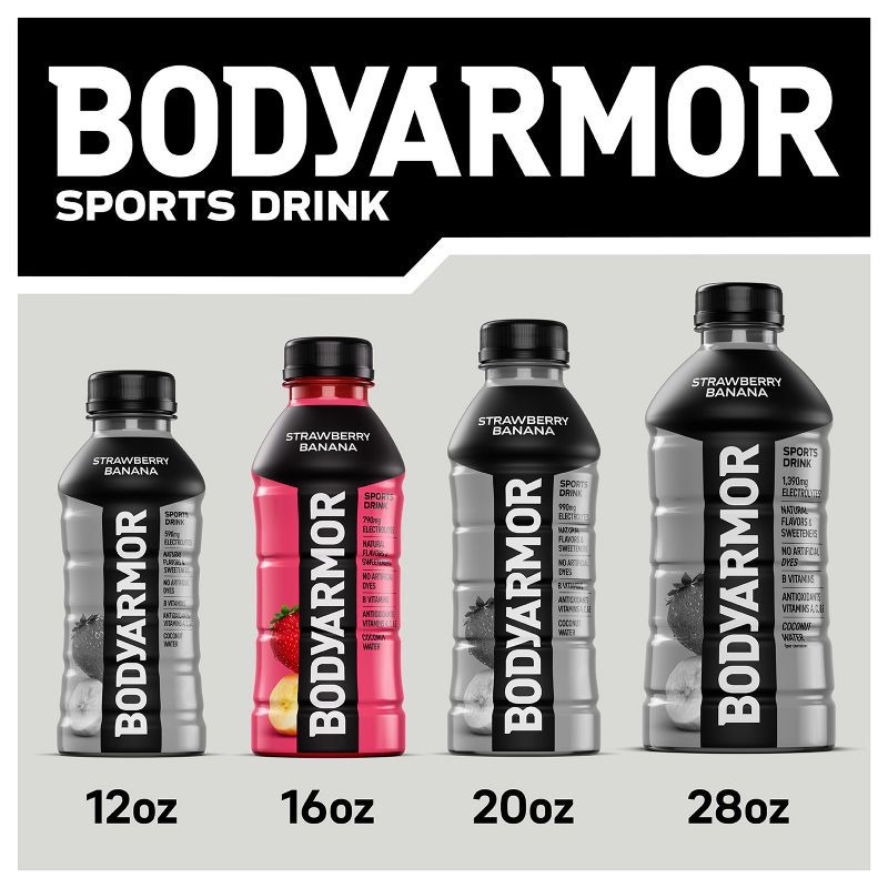 slide 5 of 7, BODYARMOR Strawberry Banana - 16 fl oz Bottle, 16 fl oz