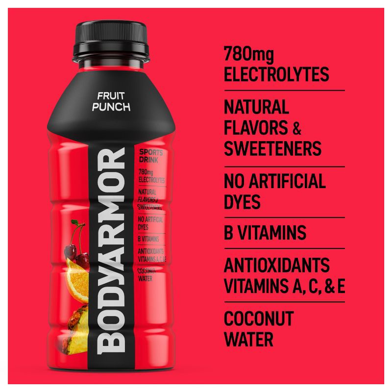 slide 2 of 6, BODYARMOR Fruit Punch - 16 fl oz Bottle, 16 fl oz