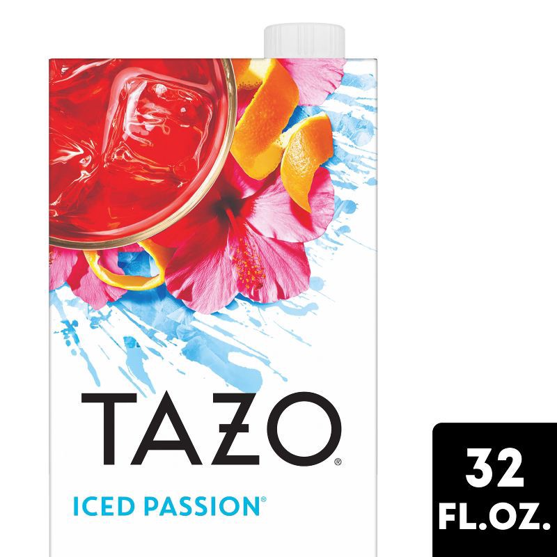 slide 5 of 8, Tazo Iced Passion Tea Concentrate - 32 fl oz, 32 fl oz