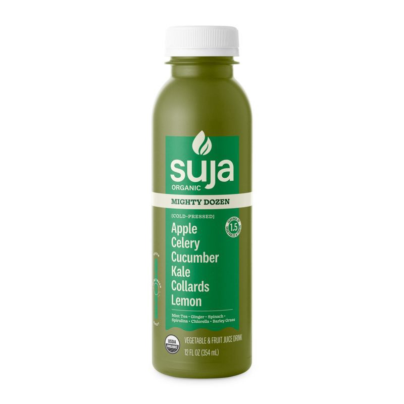 slide 1 of 11, Suja Organic Mighty Dozen Cold Pressed Juice Drink - 12oz Bottle, 12 oz