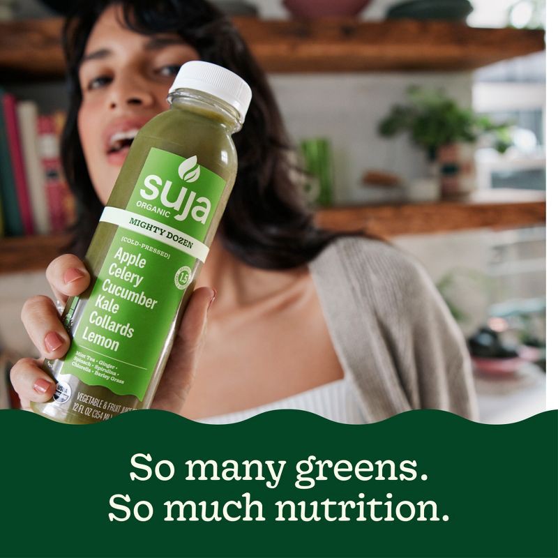 slide 8 of 11, Suja Organic Mighty Dozen Cold Pressed Juice Drink - 12oz Bottle, 12 oz