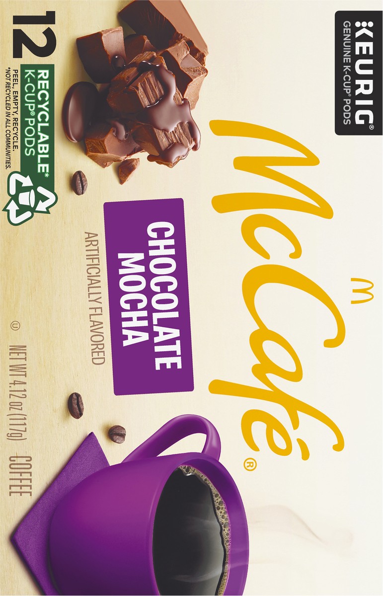 slide 2 of 7, McCafé K-Cup Pods Chocolate Mocha Coffee 12 ea, 12 ct