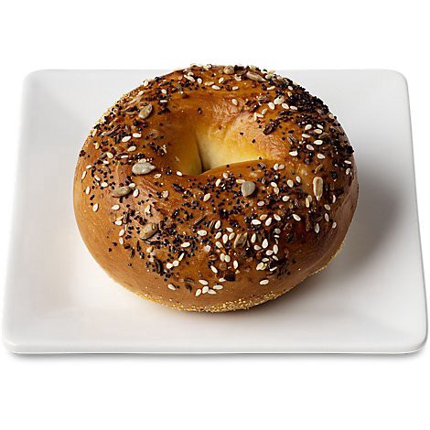 slide 1 of 1, Bakery Fresh Everything Bagel - Each (available between 6 AM to 2 PM), 1 ct