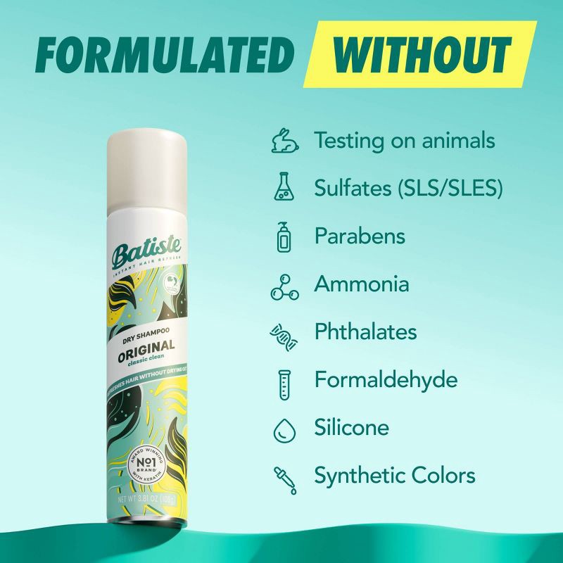 slide 4 of 9, Batiste Original Dry Shampoo - 3.81oz, 3.81 oz
