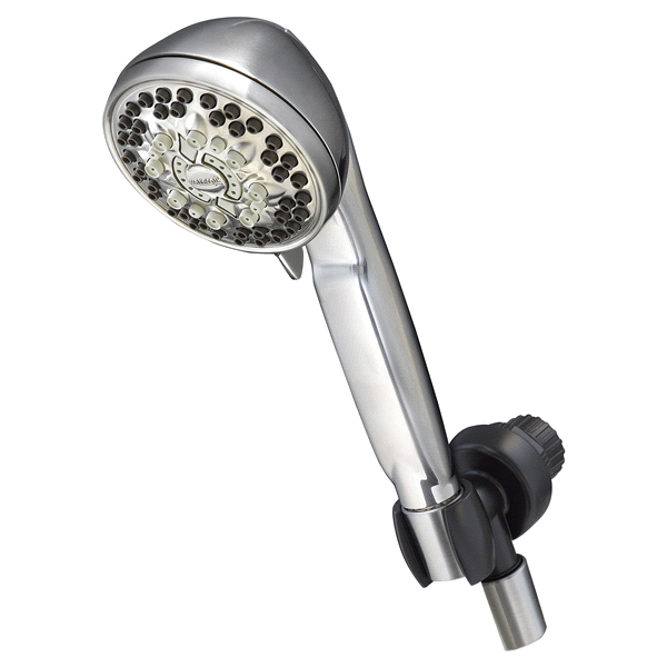 slide 1 of 1, Waterpik PowerPulse Massage 6-Mode Hand Held Shower XDC-649, Brushed Nickel, 1 ct