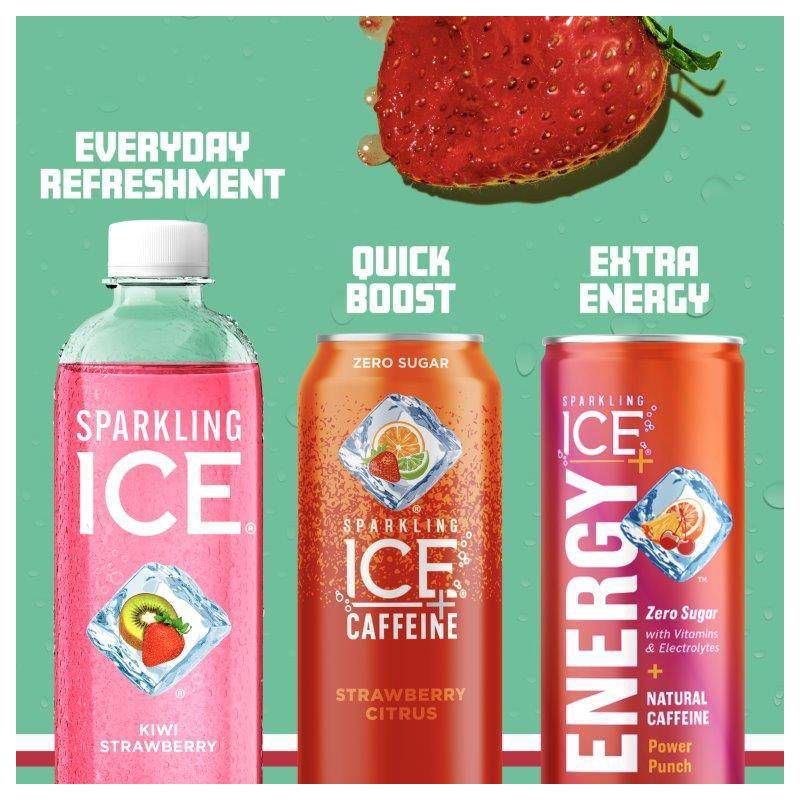 slide 6 of 6, Sparkling Ice Kiwi Strawberry - 17 fl oz Bottle, 17 fl oz