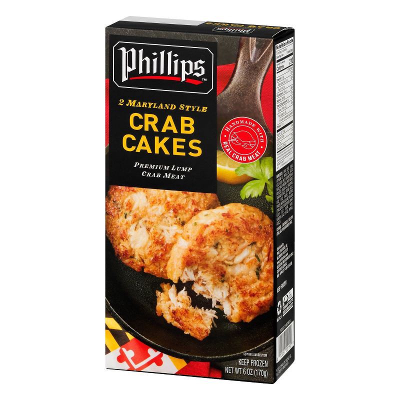 slide 4 of 4, Phillips Foods Phillips Frozen Crab Cakes - 6oz, 6 oz