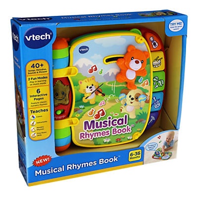 slide 1 of 1, VTech Musical Rhymes Book, 1 ct