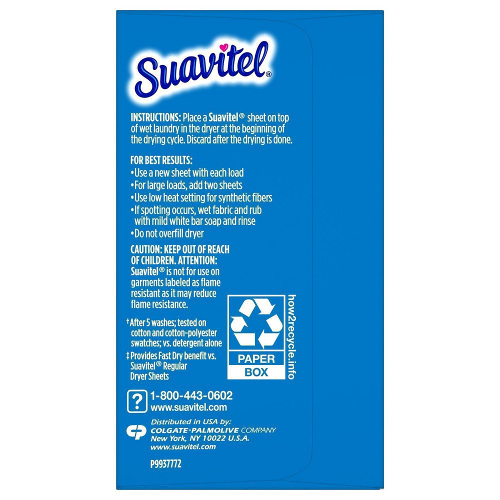 slide 20 of 99, Suavitel Complete Fabric Softener Field Flowers Dryer Sheets, 70ct, 70 ct