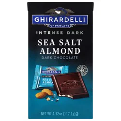 Ghirardelli Intense Dark Sea Salt Almond Dark Chocolate 4.12 oz