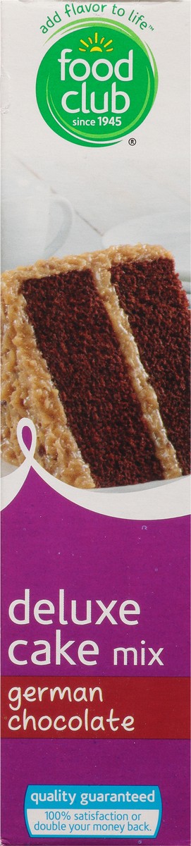 slide 7 of 11, Food Club German Chocolate Deluxe Cake Mix, 16.5 oz