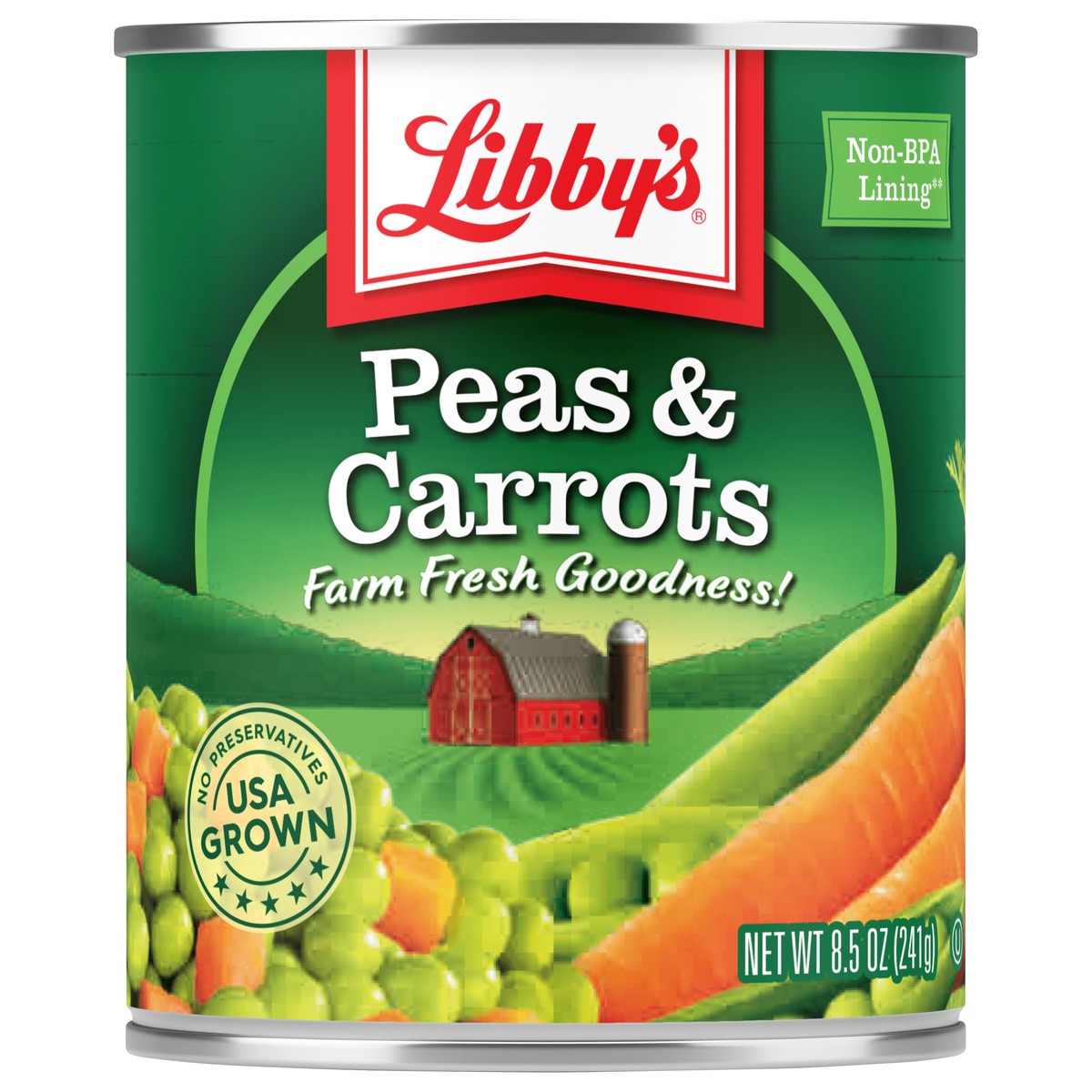 slide 1 of 5, Libby's Peas & Carrots 8.5 oz. Can, 8.5 oz