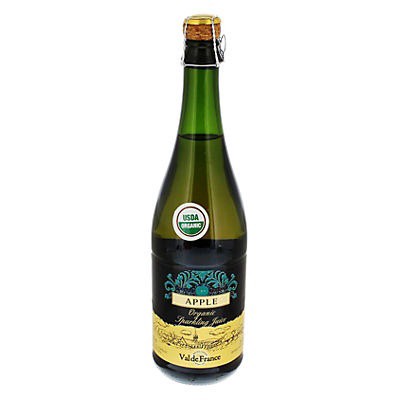 slide 1 of 10, Val de France Organic Sparkling Apple Cider, 750 ml