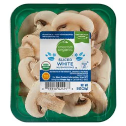 Simple Truth Organic Sliced White Mushrooms