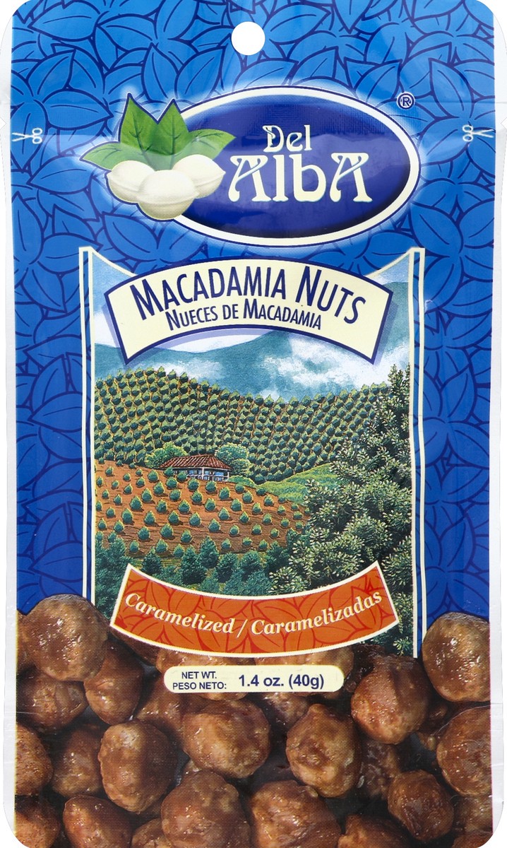 slide 1 of 3, Del Alba Macadamia Nuts 1.4 oz, 1 ct