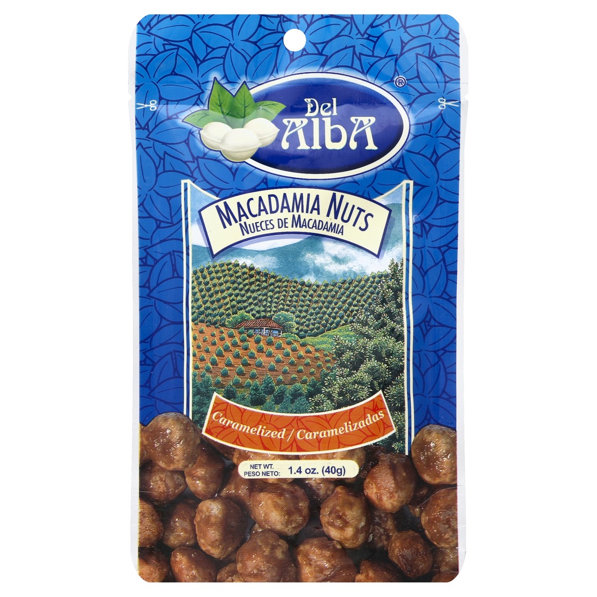 slide 2 of 3, Del Alba Macadamia Nuts 1.4 oz, 1 ct