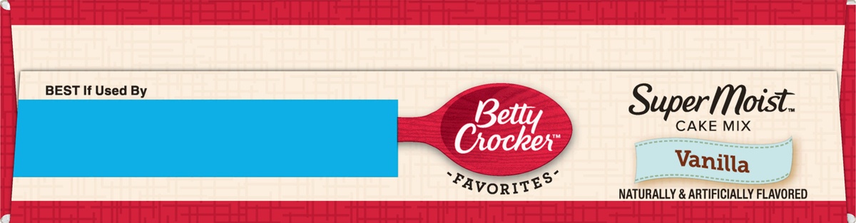 slide 6 of 10, Betty Crocker SuperMoist Vanilla Cake Mix, 15.25 oz