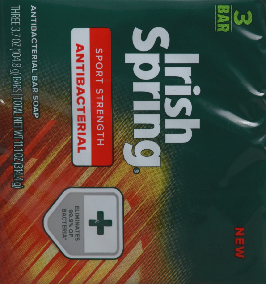 Irish Spring Sport Strength Antibacterial Bar Soap 3 ct; 3.75 oz Shipt