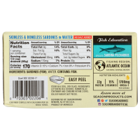 slide 12 of 13, Season Skinless & Boneless Sardine Fillets in Water 4.25 oz, 4.25 oz