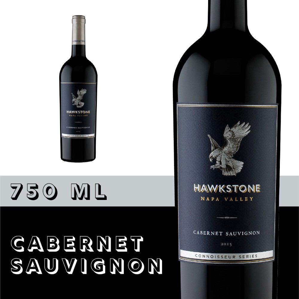 slide 4 of 4, Hawkstone Napa Cabernet Sauvignon Red Wine, 750 ml