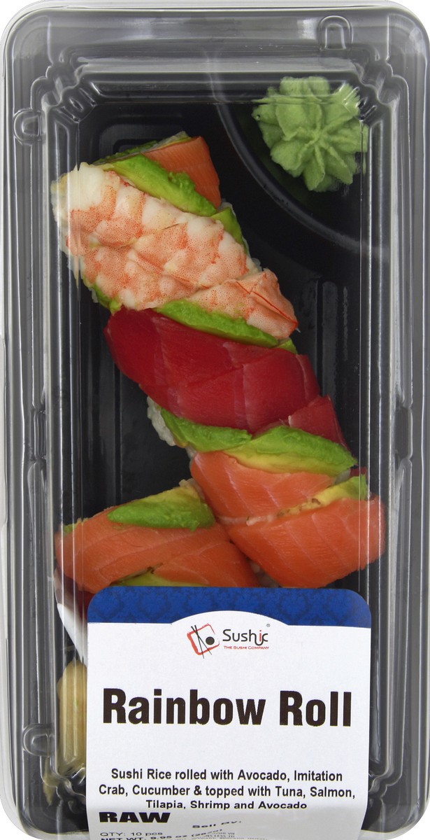 slide 1 of 4, Sushic Rainbow Roll 1 ea, 1 ct