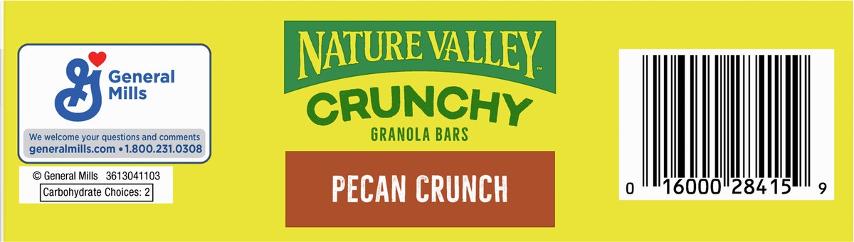 slide 4 of 9, Nature Valley Pecan Crunch Granola Bars, 6 ct; 1.49 oz