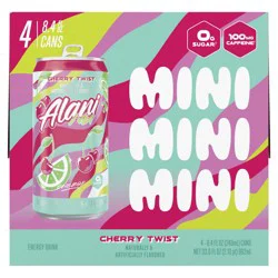 Alani Nu Energy Drink Mini Cherry Twist 8.4oz 4pk