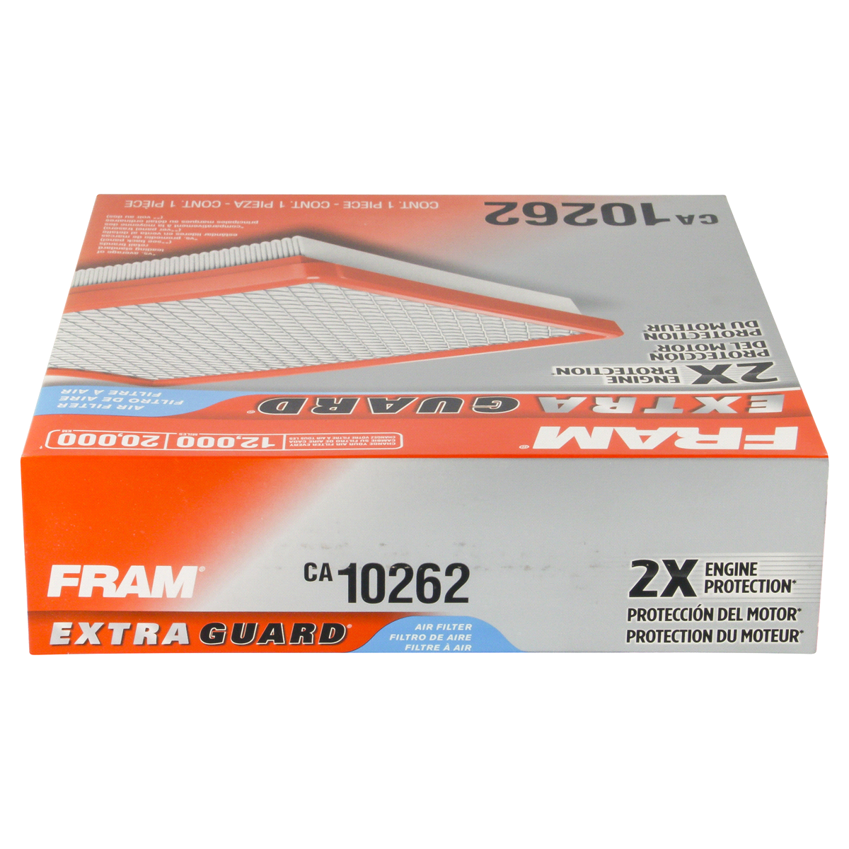 slide 5 of 6, Fram Extra Guard Air Filter CA10262, 1 ct