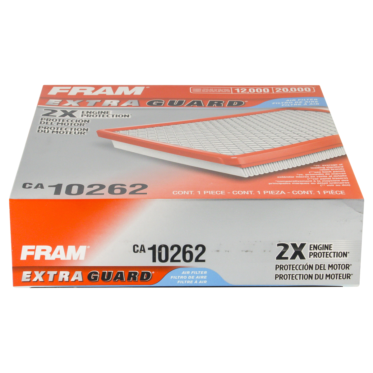 slide 6 of 6, Fram Extra Guard Air Filter CA10262, 1 ct