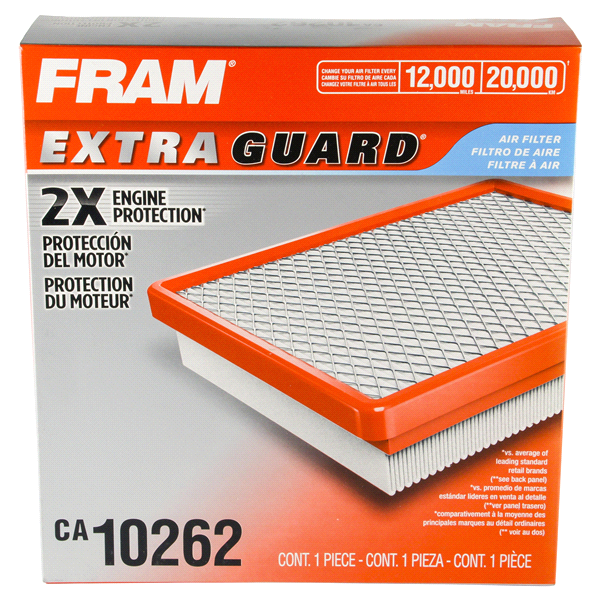 slide 1 of 6, Fram Extra Guard Air Filter CA10262, 1 ct