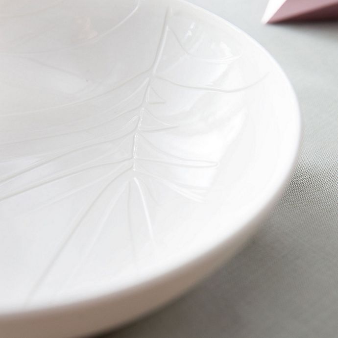 slide 4 of 7, Villeroy & Boch It's My Match Leaf Serving Bowl - White, 1 ct