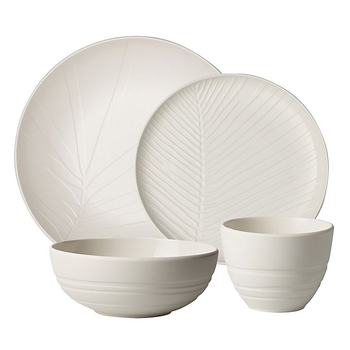 slide 5 of 7, Villeroy & Boch It's My Match Leaf Serving Bowl - White, 1 ct