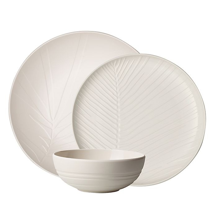 slide 7 of 7, Villeroy & Boch It's My Match Leaf Serving Bowl - White, 1 ct