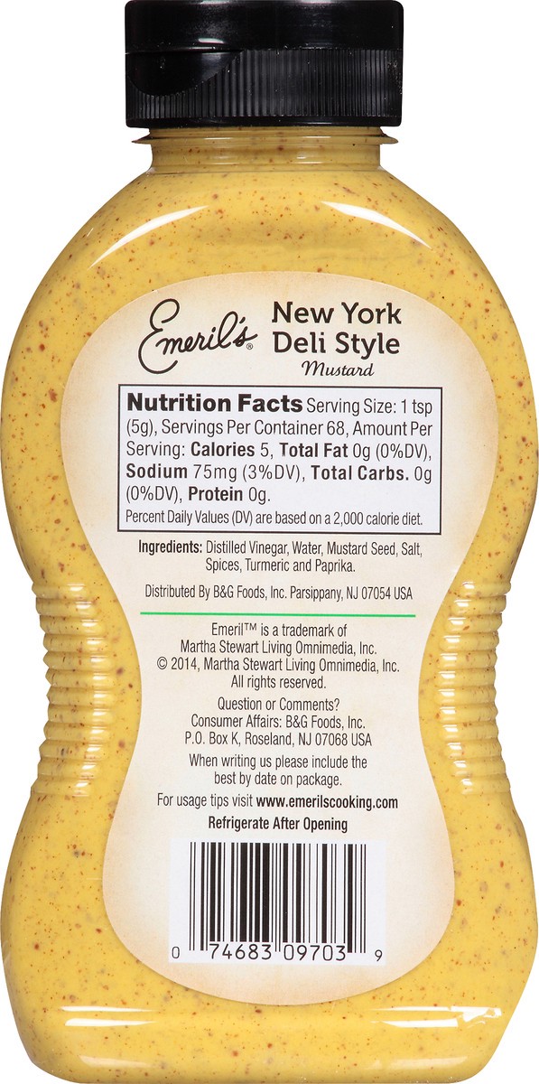 slide 3 of 10, Emeril's New York Deli Style Mustard, 12 oz