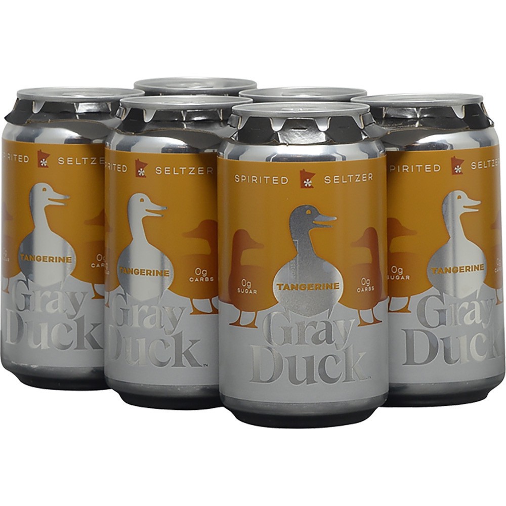 slide 1 of 1, Gray Duck Tangerine Seltzer, 1 ct
