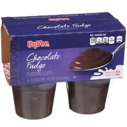 Hy-vee Chocolate Fudge Pudding Cups