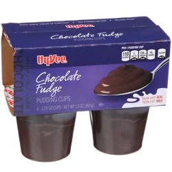 Hy-vee Chocolate Fudge Pudding Cups